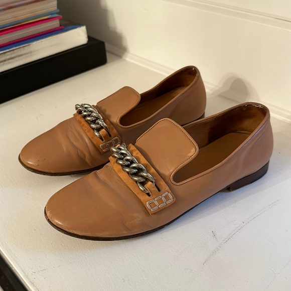 Celine Tan Loafers with Chain - 37 - Picture 2 of 8